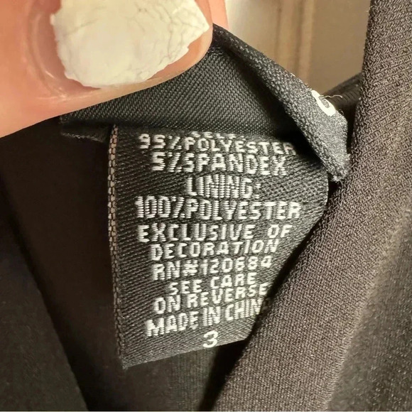 Torrid Black Babydoll Sleeveless Top Front Keyhole Sequin Detail Size 3X I28 - Picture 7 of 7